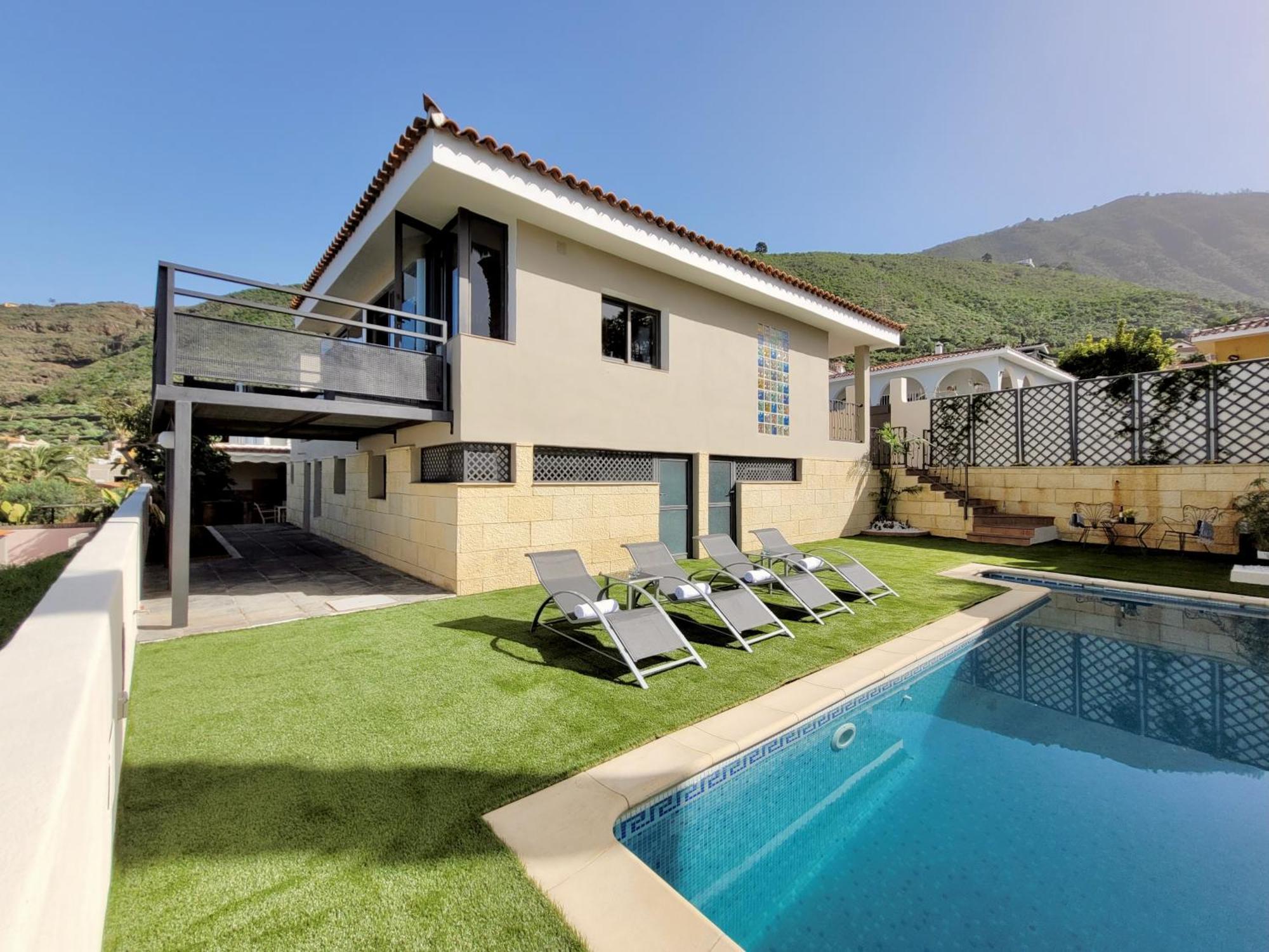 Villa Miya Del Sol Heated Pool La Orotava Exterior foto
